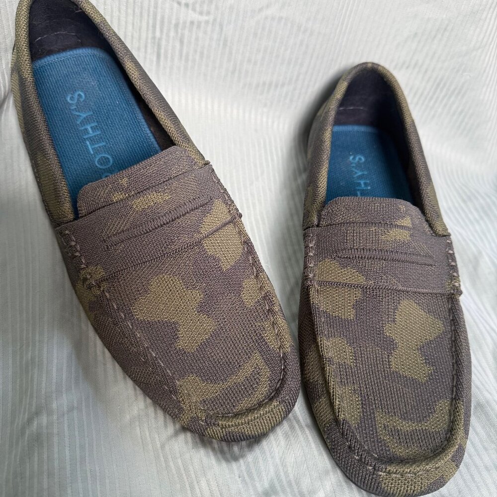 Rothy's Driving Loafer Forest Camo Mens Size 9